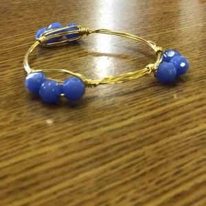 bourbon & boweties inspired wire wrapped bracelet
